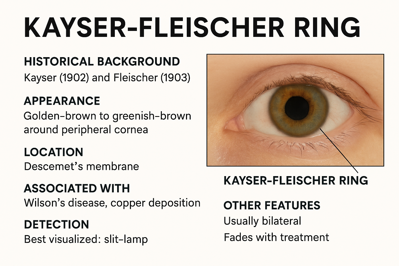 Kayser-Fleischer Ring